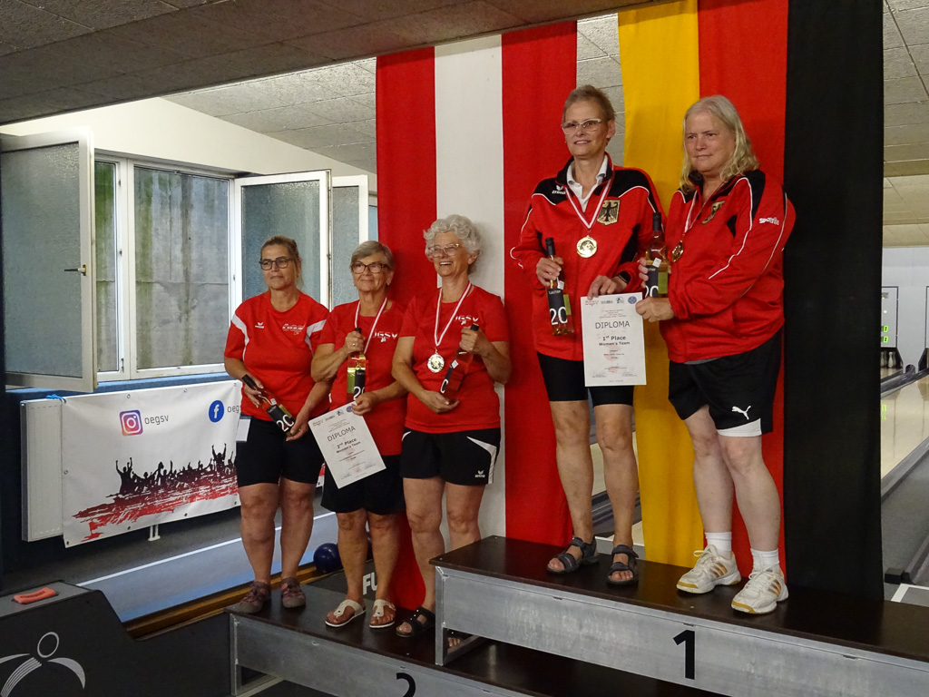 Siegerehrung Damen-Team